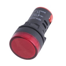 Індикаторна LED лампа AC / DC 12V червона AD16-22D / S, Hord