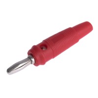 Штекер банан, красный 4мм (GT1-1509-red) Global Tone