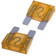 Запобіжник автомобільний maxi 40A помаранчевий Plug type fuse 29.2x34.3x8.9mm 40A
