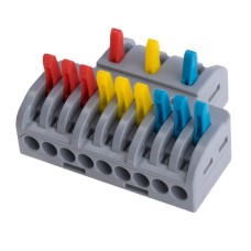 Клема LT-933 9х3 контакти, 0.08-4.0mm2 28-12AWG, 32A / 250-600V