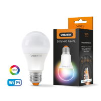 LED смарт RGB Лампа 12Вт, WI-FI, E27, VIDEX