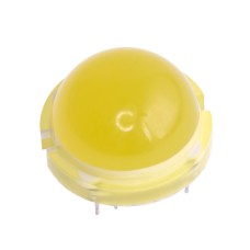 Світлодіод 20мм жовтий 590нм DLC / 6YD Kingbright