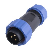 Разъём герметичный IP68. SP21 Вилка- 3pin (L-KLS15-W21A1-03)