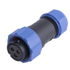 Роз'єм герметичний IP68. SP21 Вилка- 3pin L-KLS15-W21B1-03