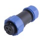 Разъём герметичный IP68. SP21 Вилка- 3pin (L-KLS15-W21B1-03)