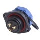 Разъём герметичный IP68. SP21 Гнездо- 3pin (L-KLS15-W21B3-03)