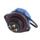 Разъём герметичный IP68. SP21 Гнездо- 4pin (L-KLS15-W21B3-04)