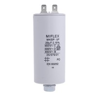 Конденсатор 20uF 450V ±10% O40x83mm (I15KV620K-B) ( пусковой) MIFLEX