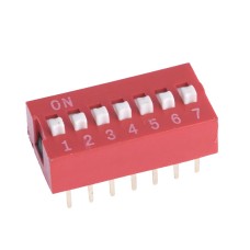 Перемикач DS-07 SWD1-7 червоний