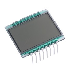 LCD дисплей 7и сегментый, 1/2, 2 знака EDS819