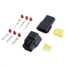 Комплект автомобільних 3pin роз'ємів Denso 1.8mm 174357-2 / 174359-2 з контактами та ущільнювачами
