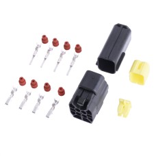 Комплект автомобільних 4pin роз'ємів Denso 1.8mm 174257-2 / 174259-2 з контактами та ущільнювачами