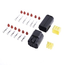 Комплект автомобільних 6pin роз'ємів Denso 1.8mm 174262-2 / 174264-2 з контактами та ущільнювачами