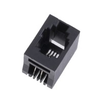 Розетка YH-52-01 4P4C 5222 (RJ9-гнездо) (L-KLS12-153-4P4C-W,O-L-1-01) CZT