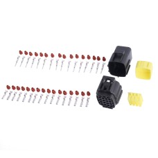 Комплект автомобільних 16pin роз'ємів Denso 1.7mm 368047-1 / 368050-1 з контактами та ущільнювачами
