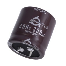 330uF 400V TLS 30x30mm 105C 3000h snap-in TLS400VS330M30x30 SamYong