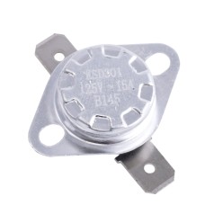 Термозапобіжник 145°C 125V/15 A KLS5-KSD301A-15A-145-BF1, що самовідновлюється