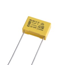 MPK15 X2 100nF 275VAC 10% P,15 mm; 6x12x18 mm MKP15 X2 0.1uF K 275Vac-Konek