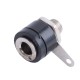 Гнездо банан 4мм черный (GT1-1519 black) Global Tone