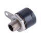 Гнездо банан 4мм черный (GT1-1519 black) Global Tone