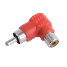 RCA перехідник кутовий червоний GT1-1783