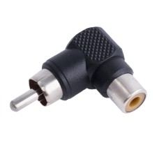 RCA перехідник кутовий чорний GT1-1783 black