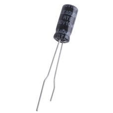 10uF 50V RTE 5x11mm low esr RTE1H100M0511F-LEAGUER електролітичний конденсатор низькоімпедансний