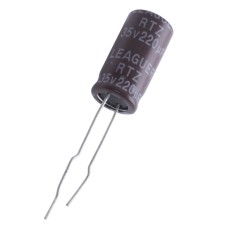 220uF 35V RTZ 8x16mm low esr RTZ1V221M0816F-LEAGUER електролітичний конденсатор низькоімпедансний