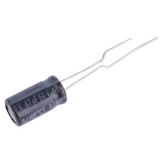 47uF 50V SJ 6,3x11mm low imp. SJ050M0047AZF-0611-Yageo електролітичний конденсатор низькоімпедансний