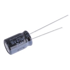 470uF 16V ZLH 8x13mm low imp. 16ZLH470MEFC8X11.5-RUBYCON електролітичний конденсатор низькоімпедансний