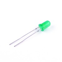 Світлодіод 5mm зелений 565nm, 60 ° (GNL-5013GD G-Nor)