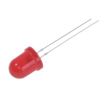 Світлодіод 8mm червоний 660nm, 60 ° (GNL-8003SRD G-Nor)