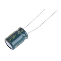 Конденсатор 22uF 100V 8x11mm 105C ( WLR220M2AF11M) Jamicon