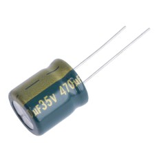 470uF 35V 16x15mm WL Low Imp. WLR471M1VK15R