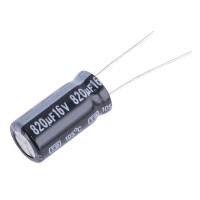 Конденсатор 820uF 16V 10x20mm 105C Low Imp. (TBR821M1CG20R) Jamicon