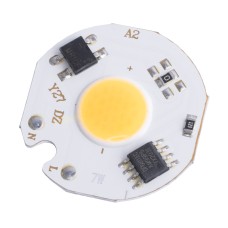 Світлодіод 7W, білий теплий 220V Led COB модуль з драйвером