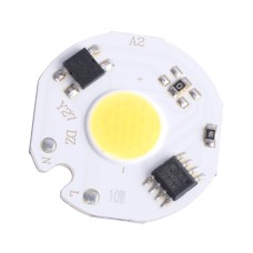 Світлодіод 10Вт білий холодний, 220В COB модуль 10W d27mm