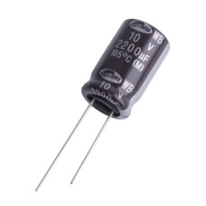 2200uF 10V WB 12x20mm 105°C WB1A228M12020PL259-Samwha електролітичний конденсатор