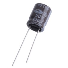 220uF 50V RD 10x12mm 105°C RD1H227M1012MPA159-Samwha електролітичний конденсатор