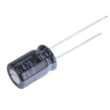 470uF 16V ZLJ 8x11,5mm 105°C 16ZLJ470MT78X11.5-RUBYCON електролітичний конденсатор