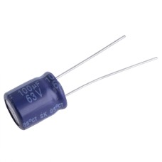 100uF 63V SK 10x12mm 85°C SK063M0100A5S-1012-Yageo електролітичний конденсатор