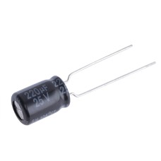 220uF 25V SH 8x11mm 105°C SH025M0220A5S-0811-Yageo електролітичний конденсатор