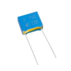MKT 150nF 250VDC J/-5%, P,10mm, 13x11x5mm MKT154J2EB-Hitano конденсатор плівковий