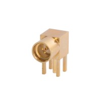 MMCX-розетка на плату (EM-MX016-GGT) (MMCX-JR) (ВЧ-разъём) Emico