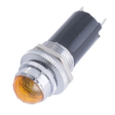 Індикаторна лампа жовта Indicator 220v neon Yellow