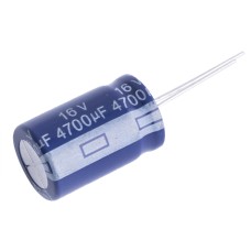 4700uF 16V PSR 16x25mm TBOR електролітичний конденсатор