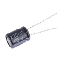 Електролітичний конденсатор 220uF 50V 10x12mm 105°C (Chongx