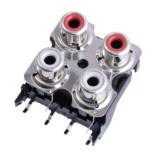 RCA колодка на 4 выхода RCA-401-N-RE-RE-WH-WHKLS