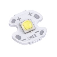 Светодиод 10W, белый холодный (6500K) капля 5х5mm, белая подложка 16мм