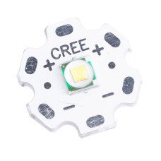 Світлодіод 5W, білий холодний 6500K крапля 5х5mm, біла підкладка 20мм